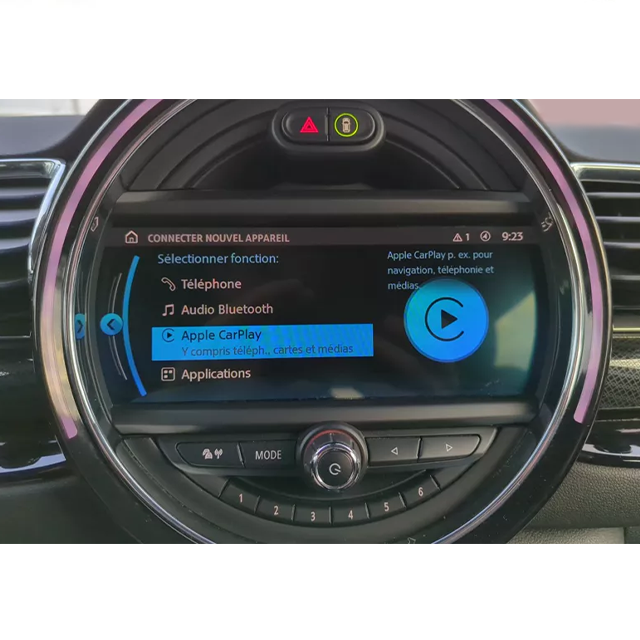 Activación de Carplay mediante USB para el sistema MINI EVO