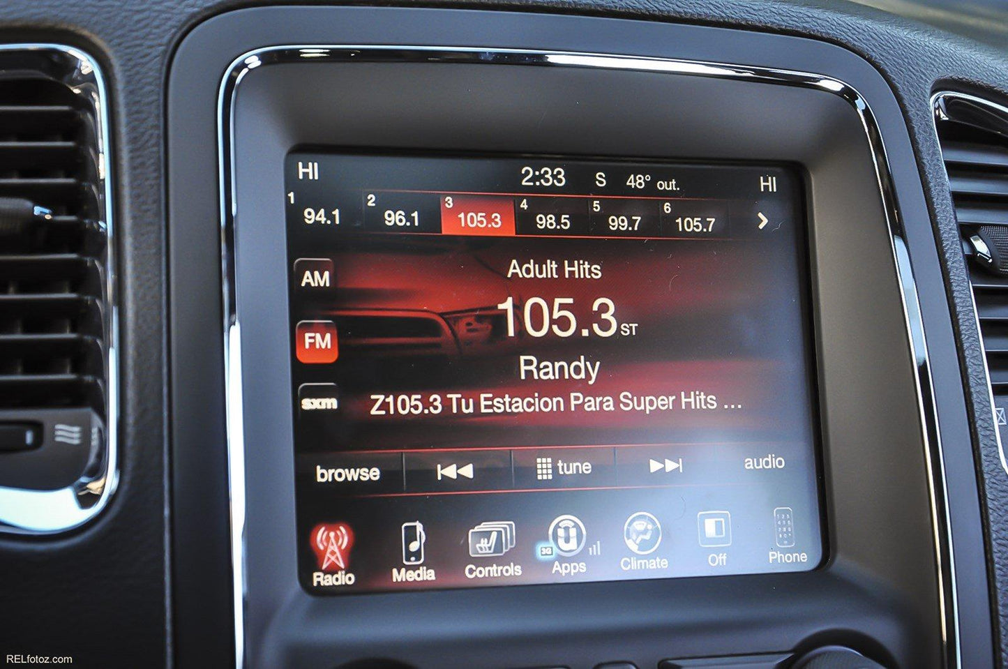 Apple Carplay para el Dodge Durango de 2014 a 2022