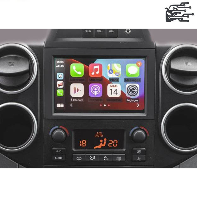 Apple Carplay para el Peugeot Partner de 2015 a 2018