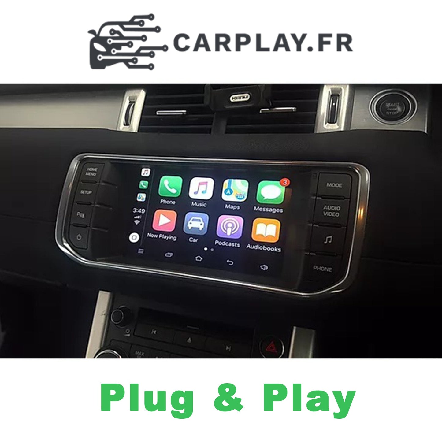 Apple Carplay para Land Rover y Range Rover de 2017 a 2019